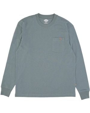 Dickies Trooper Langarmtasche Tee - Blau