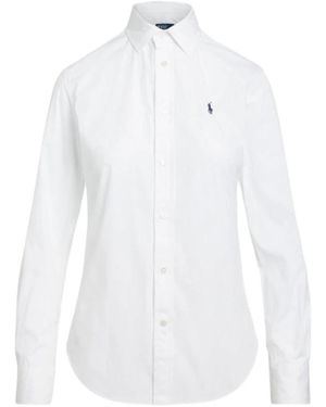 Ralph Lauren Charlotte Poplin Shirt - White
