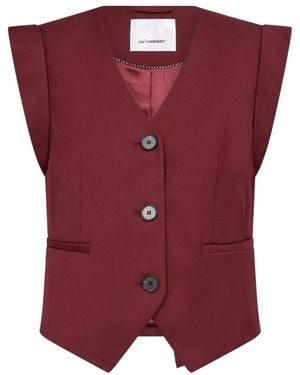 co'couture Vests - Rosso