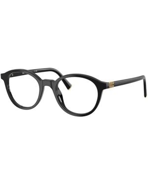 Miu Miu Pantos Optisch Montuur - Zwart