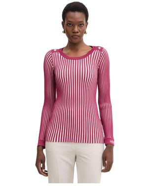 Liu Jo Rundhals-Strickware - Pink