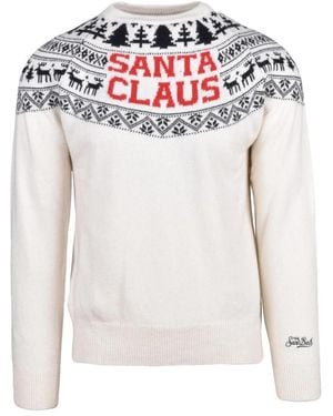 MC2 Saint Barth Maglione Girocollo - Wit