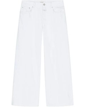 Closed Wide Jeans - Blanc