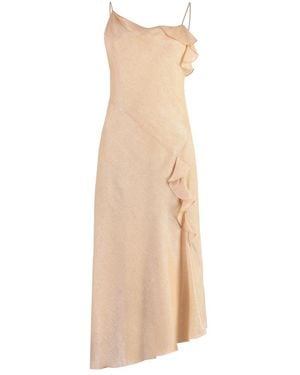 Victoria Beckham Midi Dresses - Natural