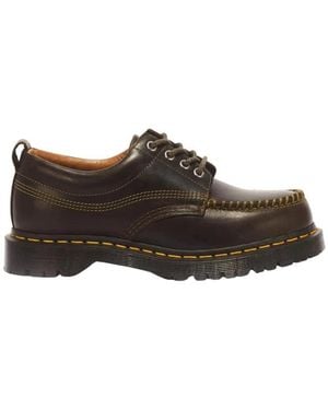 Dr. Martens Schoenen ,Groen ,Leer Lowell Mayhem Rb - Bruin