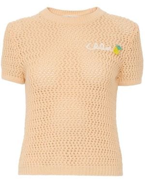 Chloé Tops ,Oranje ,T-Shirts - Naturel