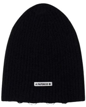 A PAPER KID Beanies - Nero