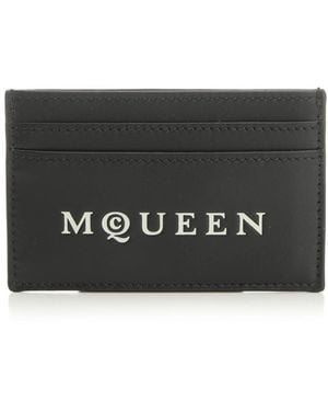 McQueen Wallets & Cardholders - Black