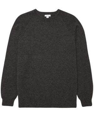Sunspel Round-Neck Knitwear - Zwart