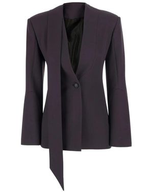The Attico Jassen ,Paars Blazers - Blauw