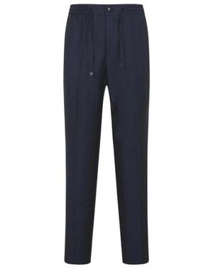 Etro Straight Trousers - Azul