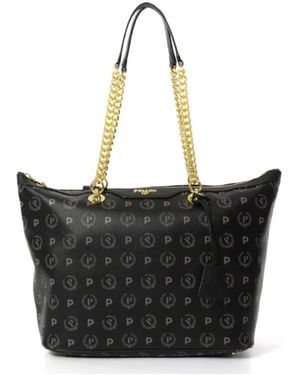 Pollini Tote Bags - Black