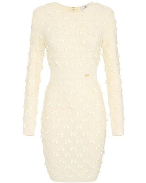 Elisabetta Franchi Kleedjes ,Wit ,Vestito - Naturel