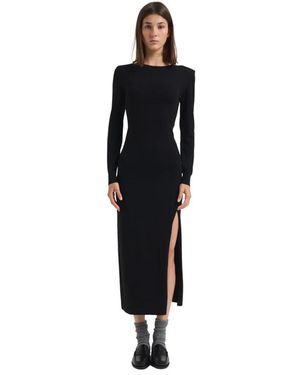 P.A.R.O.S.H. Midi Dresses - Black