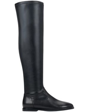 ESTRO Schoenen ,Zwart ,Leer Over-The-Knee Laarzen
