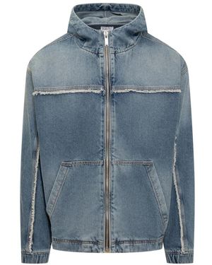 Marcelo Burlon Light Jackets - Blu