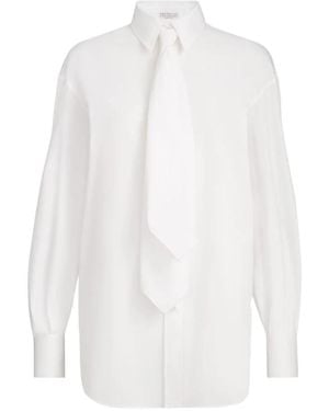 Brunello Cucinelli Shirts - White