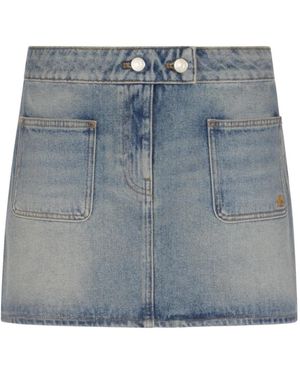 Courreges Denim Skirts - Blu