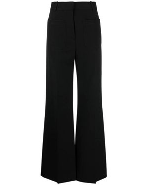 Victoria Beckham Wide Trousers - Zwart