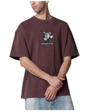 Brain Dead T-Shirts - Purple