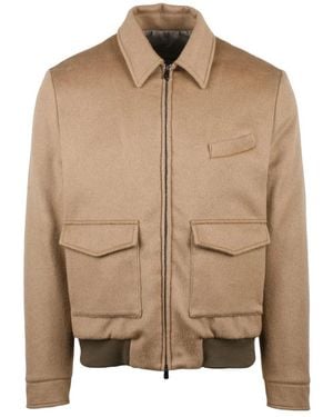 Luigi Borrelli Napoli Bomber Jackets - Brown