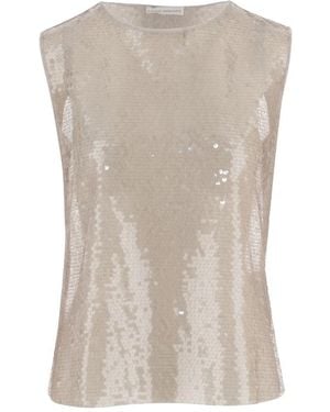 Niccolò Pasqualetti Sleeveless Tops - Brown