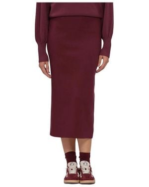 Object Objreynard Hw Knit Skirt - Rood