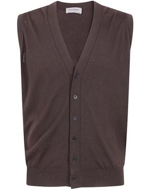 John Smedley Cardigans - Marrón