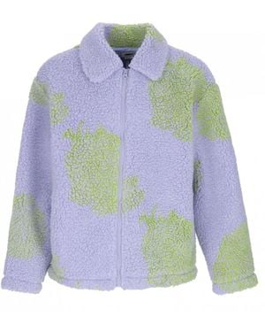 Obey Faux Fur & Shearling Jackets - Blue