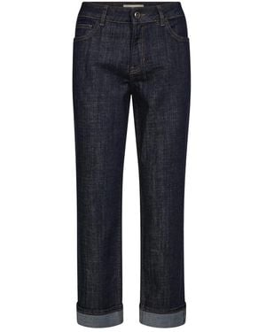 Mos Mosh Cropped Jeans - Blue