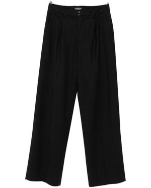 Dondup Straight Trousers - Nero