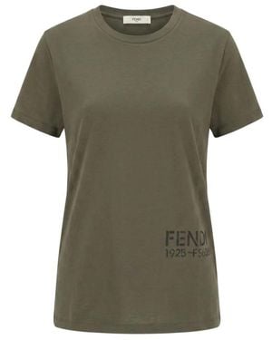 Fendi T-Shirts - Verde