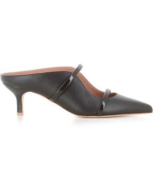 Malone Souliers Heeled Mules - Grey