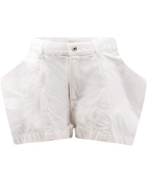 Sacai Denim Shorts - White