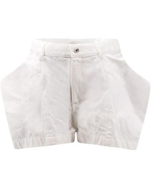 Sacai Denim Shorts - White