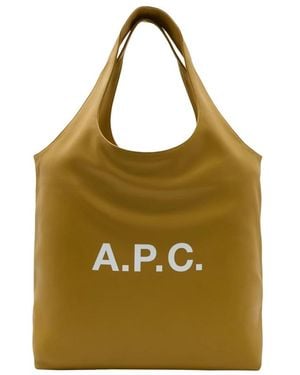 A.P.C. Ninon Tote Bag - Groen