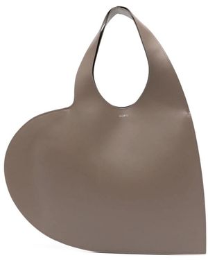 Coperni Tassen ,Bruin ,Leer Bruine Leren Handtas Voor Vrouwen