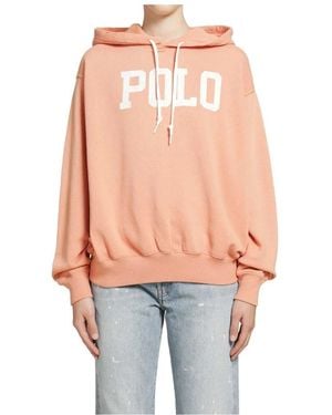 Polo Ralph Lauren Hoodies & Sweatvesten ,Oranje ,Hoodies
