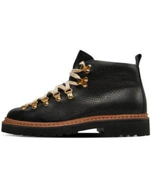 Fracap Lace-Up Boots - Nero