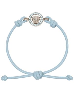 Versace Medusa '95 Lederarmband - Blau
