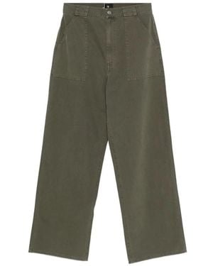 Anine Bing Straight Pants - Green