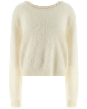 BERNADETTE Round-Neck Knitwear - Neutro