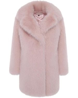 CESARE GASPARI Faux Fur & Shearling Jackets - Rosa