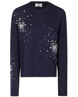Des Phemmes Trui Met Ronde Hals - Blauw