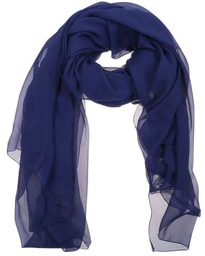 Alberta Ferretti Silky Scarves - Blue