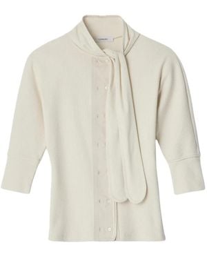 Lemaire Round-Neck Knitwear - Bianco