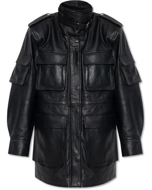 Gestuz Leather Jackets - Zwart