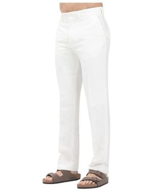 Lacoste Straight Trousers - Bianco