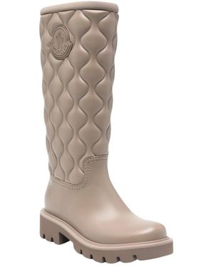 Moncler Schoenen ,Nylon Kickstream Hoge Regenlaarzen - Bruin