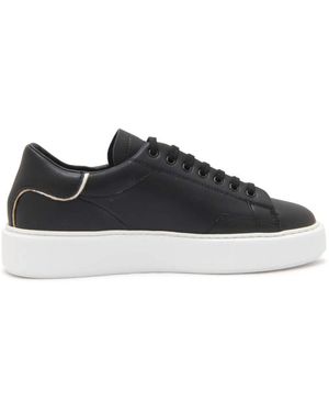 Date Schwarze Kalbsleder Modische Schuhe